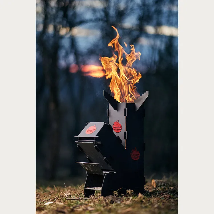Foldable Rocket Stove