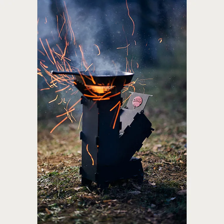 Foldable Rocket Stove