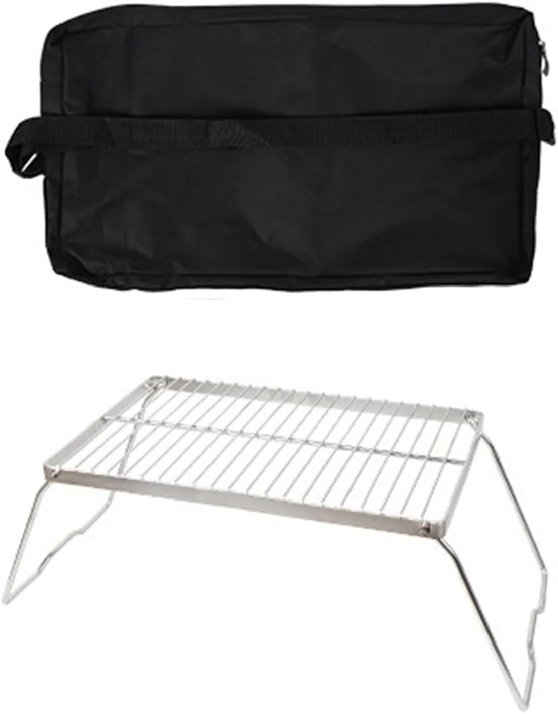 Folding Barbecue Table Stainless Steels Grilling Table With Legs Camping Tables Foldable Camping Equipment Stove Rack