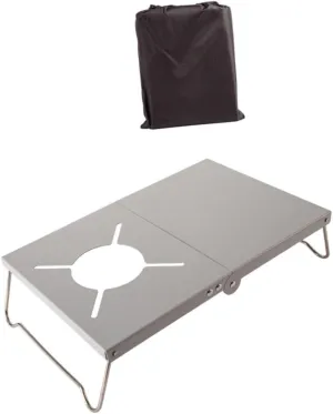 Folding Camping Table Stove Rack Aluminum Alloy Material Easy to Carry Store
