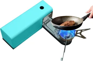 Folding Cassette Stove,Cassette Camping Stove, Folding Cassette Camp Stove for Outdoor Cooking, Portable Proof Picnic Cookware Field Stove