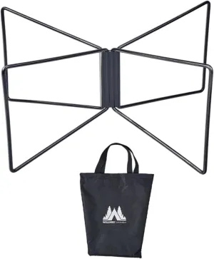 Folding Cooler Stand Foldable Stand Rack Ice Chest Holder Strong Load Bearing Ice Box Holder Luggage Rack for Fishing Cooking