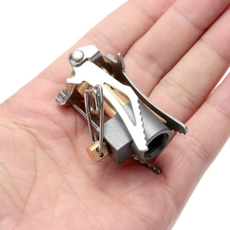 Folding Mini Gas Stove For Outdoor Survival