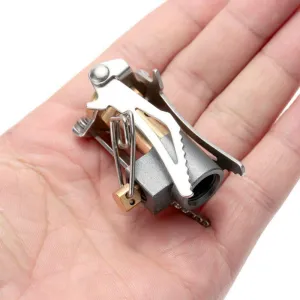 Folding Mini Gas Stove For Outdoor Survival