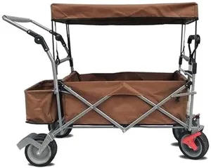 Folding Shopping Trolley Portable Outdoor Handling Portable Cart for Shopping, Picnic, Home Storage Utility Cart (9)