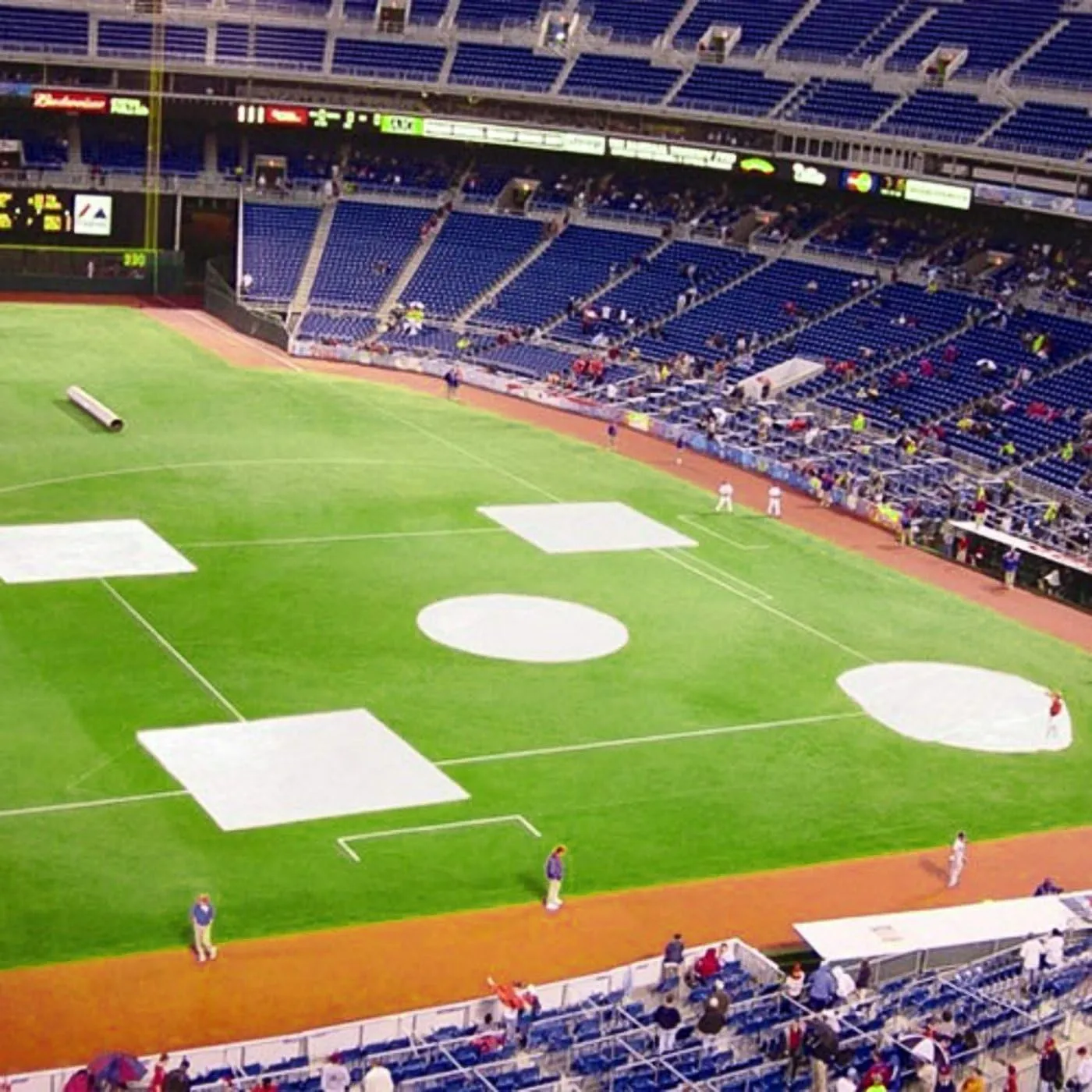 FORTRESS Baseball Field Tarp Bundle for Pitcher’s Mound, Home Plate, and Bases | Weatherproof & UV-Resistant Tarpaulin with Reinforced Edges – Available in Little League & Big League Sizes