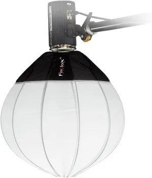 Fotodiox Lantern Softbox 20in (50cm) Globe - Collapsible Globe Softbox with Elinchrom Speedring for Elinchrom and Compatible
