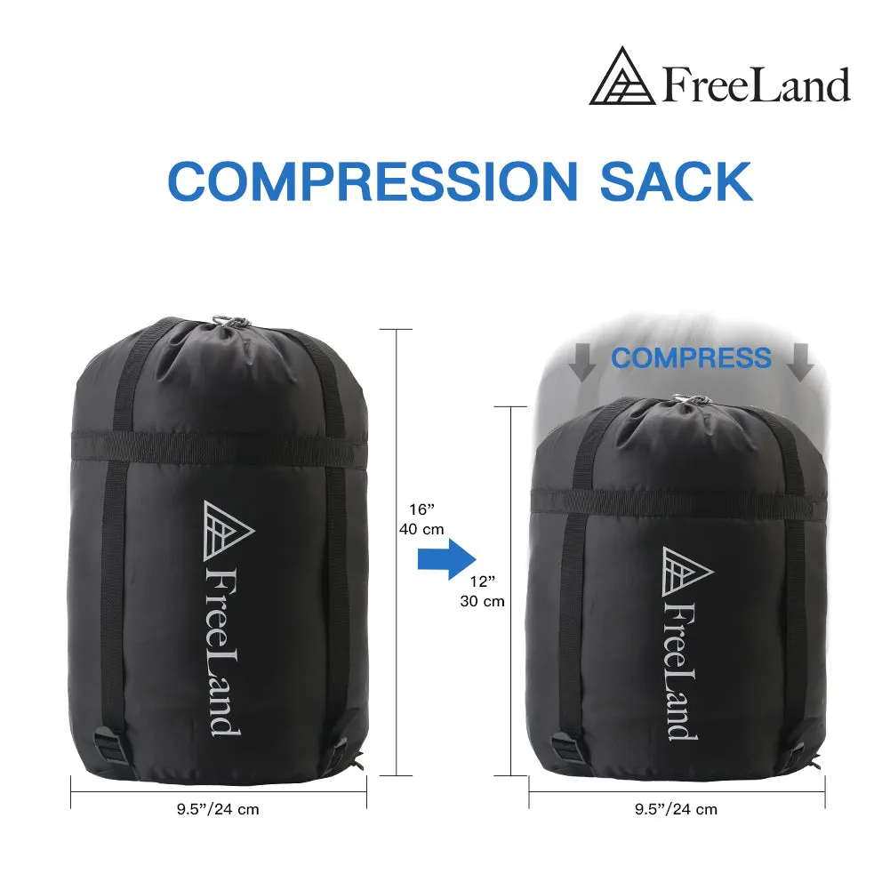 FreeLand Camping Sleeping Bags-Waterproof, Lightweight, for Adults & Kids