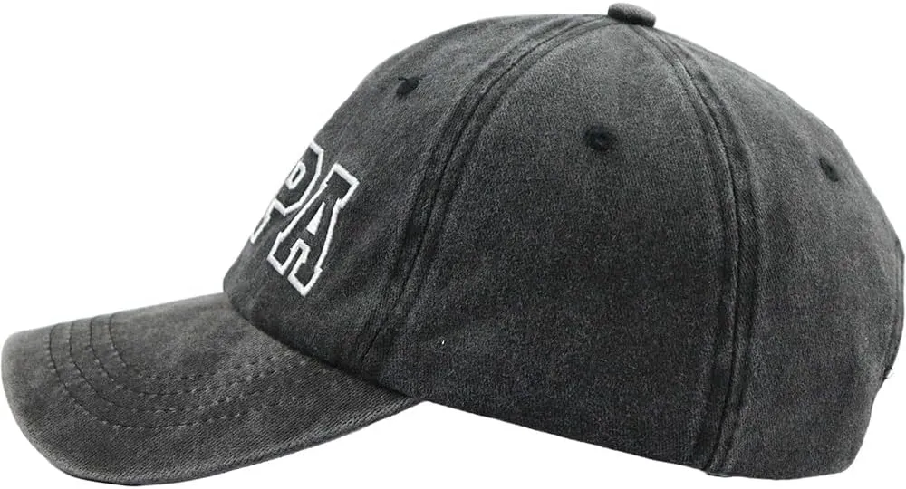 Funny Dad Hats for Men, Adjustable Cotton Papa Embroidered Baseball Cap