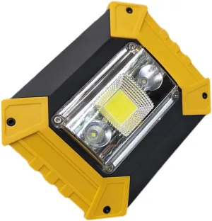 Gadpiparty Cob Led Portable Work Light Usb Rechargeable Handheld Spotlight for Camping Lawn and Emergency Use Lightweight High Brightness Easy to Carry No Battery Included