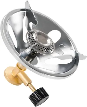 GALPADA Portable Camping Stove Stainless Steel Gas Stove Windproof Design Propane Outdoor Cooking Accessory