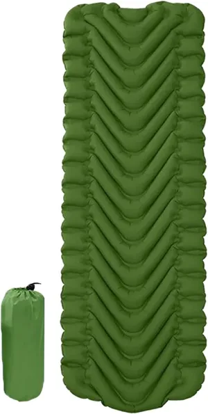 GaRcan Outdoor Nylon Air Mattress Inflatable Cushion Sleeping Pad Mat Camping Tent, Inflatable Sleeping Pad Beautiful Scenery