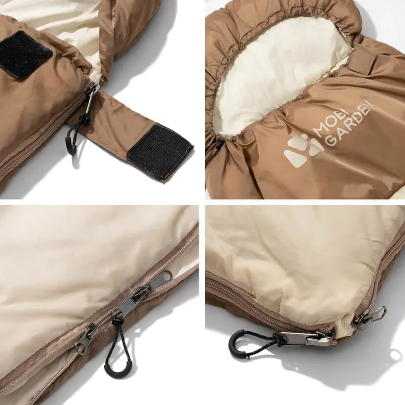 Garden - Cloudbless Limited offer 12-20°C Mobi Envelope Exceptional 1.4Kg Beige Bag Sleeping