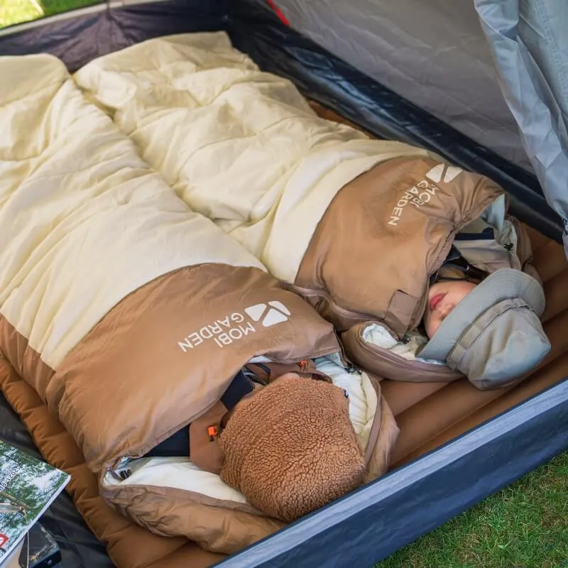 Garden - Cloudbless Limited offer 12-20°C Mobi Envelope Exceptional 1.4Kg Beige Bag Sleeping