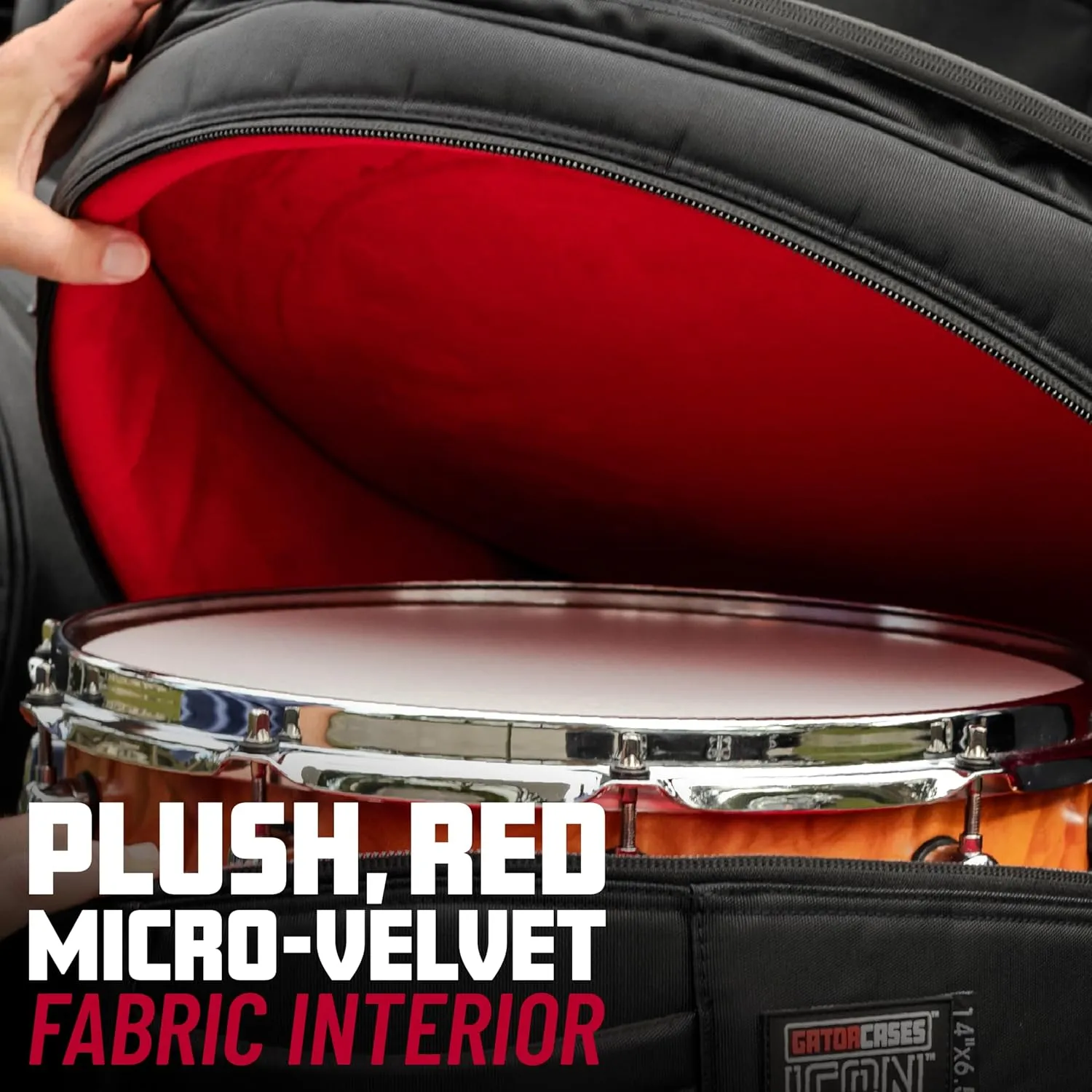 Gator Icon Series Snare Drum Bag - Black
