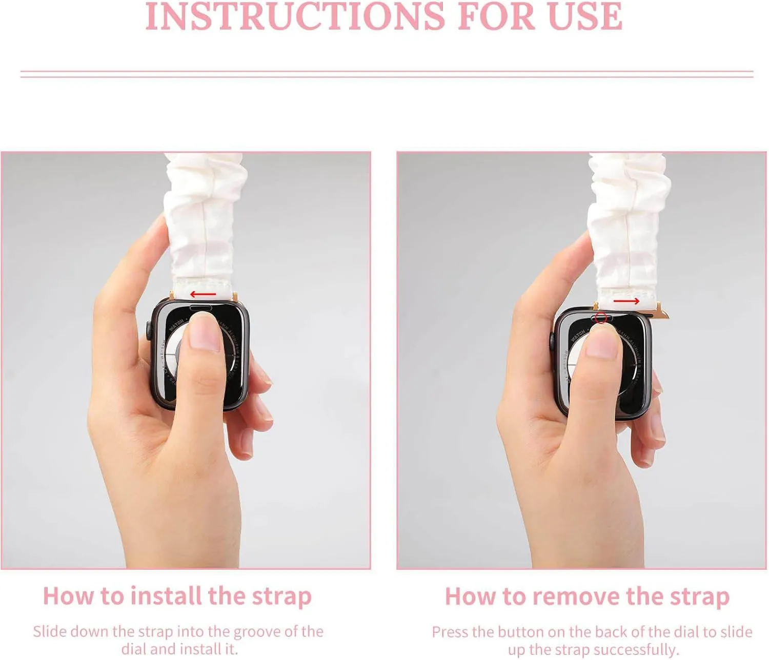 Gliding Bring Your Thermals Fashion Watch Strap Scrunchies Wristbands Compatible With IWatch Series