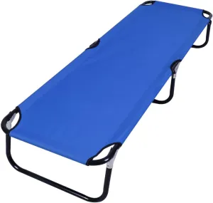 GOFLAME Folding Camping Cot, Portable Collapsible Sleeping Bed, Weight Capacity to 300 lbs, Camping Bed Cots for Indoor and Outdoor Use