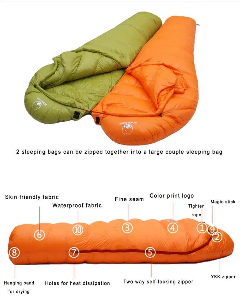 Goose down filled Sleeping bag