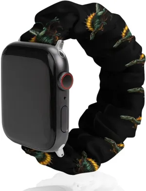 Green Dinosaur Fashion Watch Strap Scrunchies Wristbands Compatible With IWatch Series