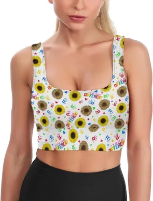 Halloween Bras for Women Workout Sports Bra No Underwire Yoga Bras Ladies Padded Sleeping Bra for Running Crop Tops