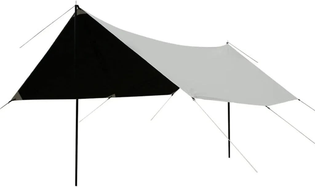 Hammock Rain Fly Tent Camping Tarp, Outdoor Canopy Hammock Rain Fly Sunscreen Camping Shelter for Camping, Travel, Outdoor, Hammocks(400 * 340cm)