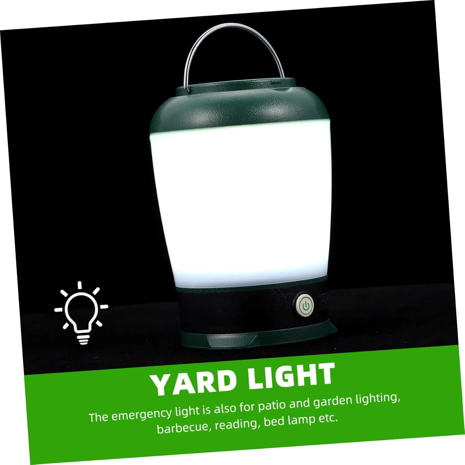 HANABASS 2 Sets Rechargeable Led Lights Solar Camping Lantern 3 Modes Outdoor Tent Light