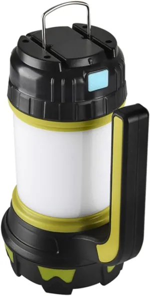 Handheld Flashlight Rechargeable Camping Lantern Waterproof LED Spotlight 6 Modes Handheld Searchlight Torch