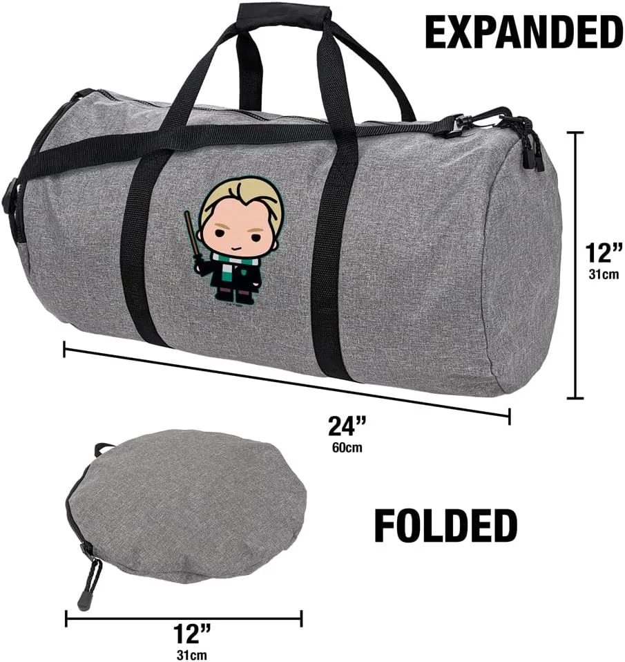Harry Potter Draco Cute Chibi Character Lightweight Duffel Bag for Sports and Gym Packable for Travel