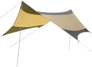 Heavy-Camping Tarp,Portable Camping Shelter, Tarp Windproof Hammock Rain Fly Tent Tarp Portable Tarpaulin Shelter for Outdoor Fishing Camping Hiking