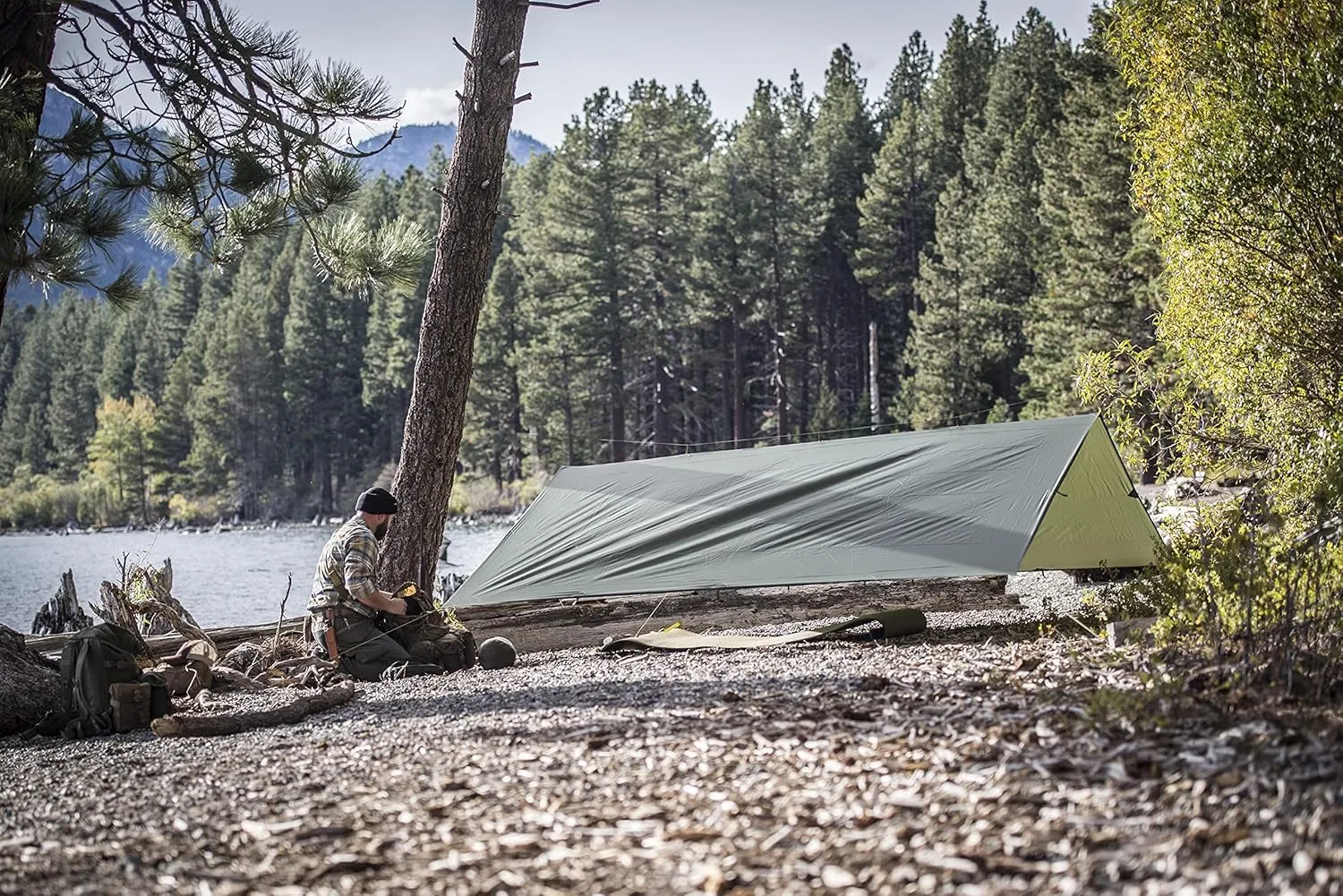 Helikon-Tex Supertarp Taiga Green, Bushcraft Line
