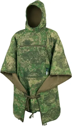 Helikon-Tex Swagman Roll Multi-Purpose Military Poncho - Emergency Poncho & Woobie Blanket & Jacket