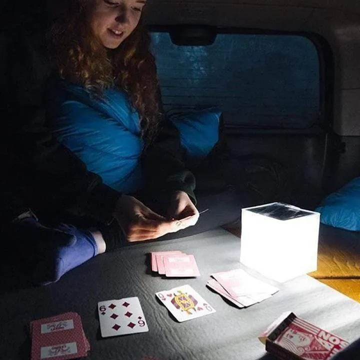 Helix Hybrid Collapsible Solar-Powered Origami Lantern