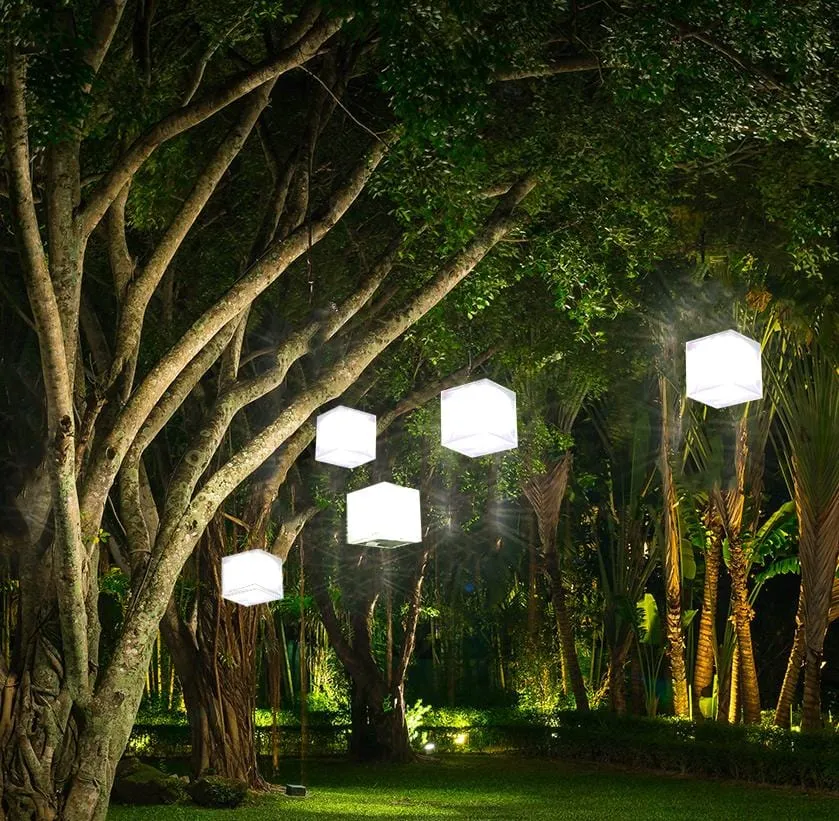 Helix Hybrid Collapsible Solar-Powered Origami Lantern