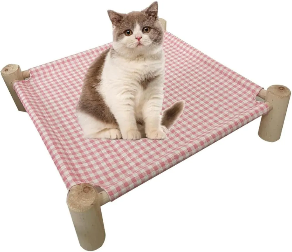 Hexagonal Foldable Outdoor Dog Bed – Cooling Elevated Cot