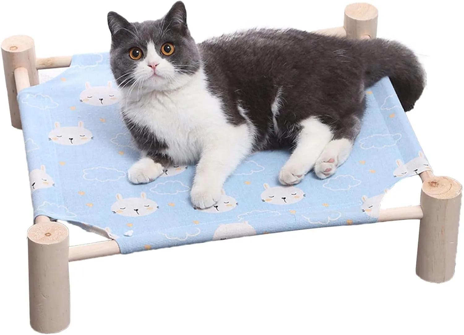 Hexagonal Foldable Outdoor Dog Bed – Cooling Elevated Cot