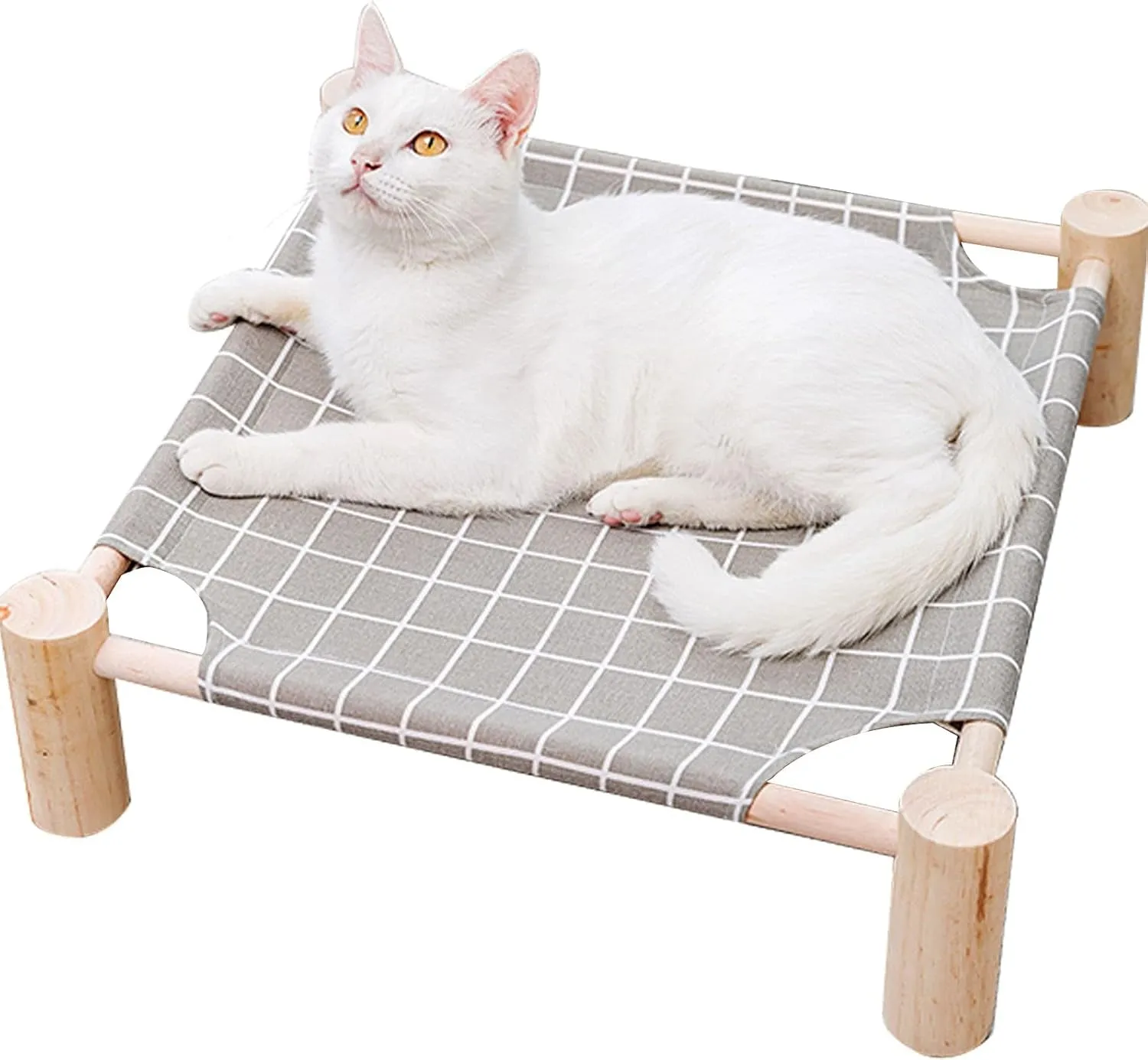Hexagonal Foldable Outdoor Dog Bed – Cooling Elevated Cot