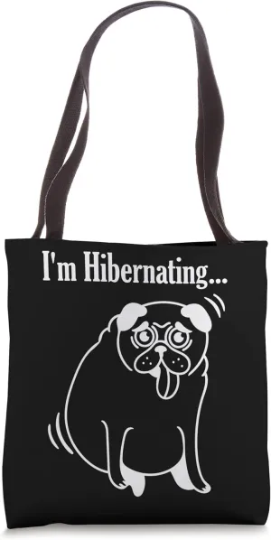 Hibernation I'm Hibernating Funny Tired Sheep Sleeping Tote Bag