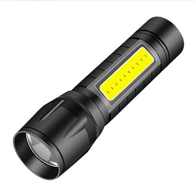 High Power Rechargeable Flashlight Mini Zoom Torch Outdoor Camping Strong Lamp Lantern Waterproof Tactical Flashlight
