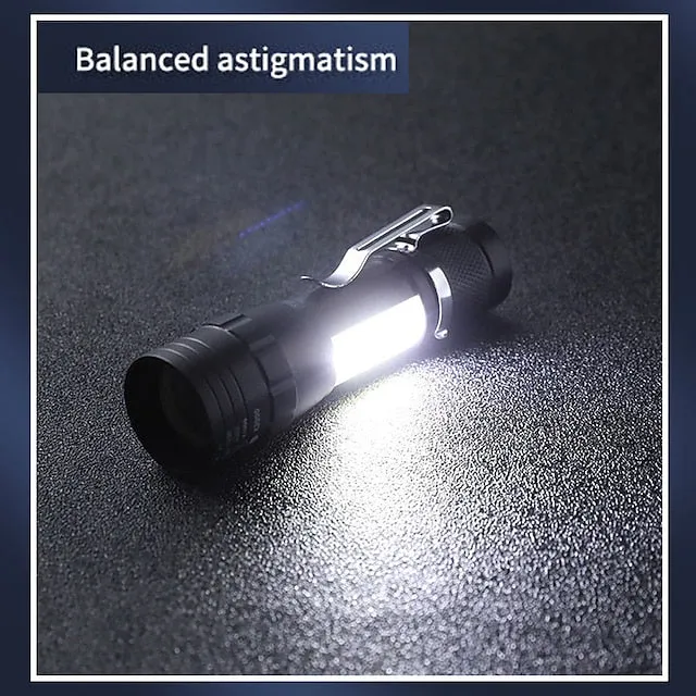 High Power Rechargeable Flashlight Mini Zoom Torch Outdoor Camping Strong Lamp Lantern Waterproof Tactical Flashlight