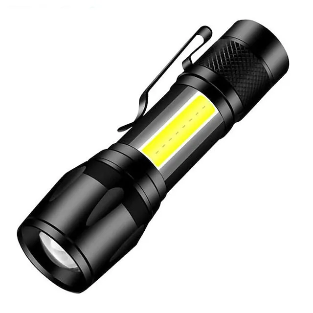 High Power Rechargeable Flashlight Mini Zoom Torch Outdoor Camping Strong Lamp Lantern Waterproof Tactical Flashlight