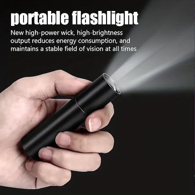 High Power Rechargeable Flashlight Mini Zoom Torch Outdoor Camping Strong Lamp Lantern Waterproof Tactical Flashlight