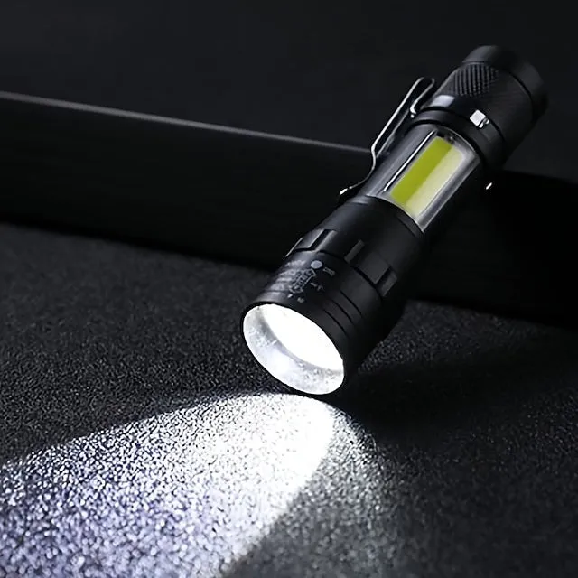High Power Rechargeable Flashlight Mini Zoom Torch Outdoor Camping Strong Lamp Lantern Waterproof Tactical Flashlight