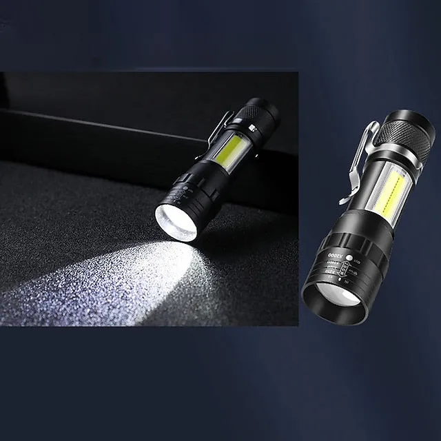 High Power Rechargeable Flashlight Mini Zoom Torch Outdoor Camping Strong Lamp Lantern Waterproof Tactical Flashlight