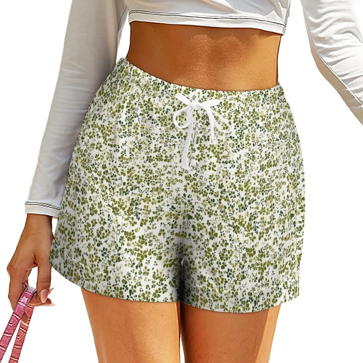 High Waist Shorts for Women Lightweight Cotton Blend Shorts 2025 Summer Casual Gym Outfits Beach Vacation Wear