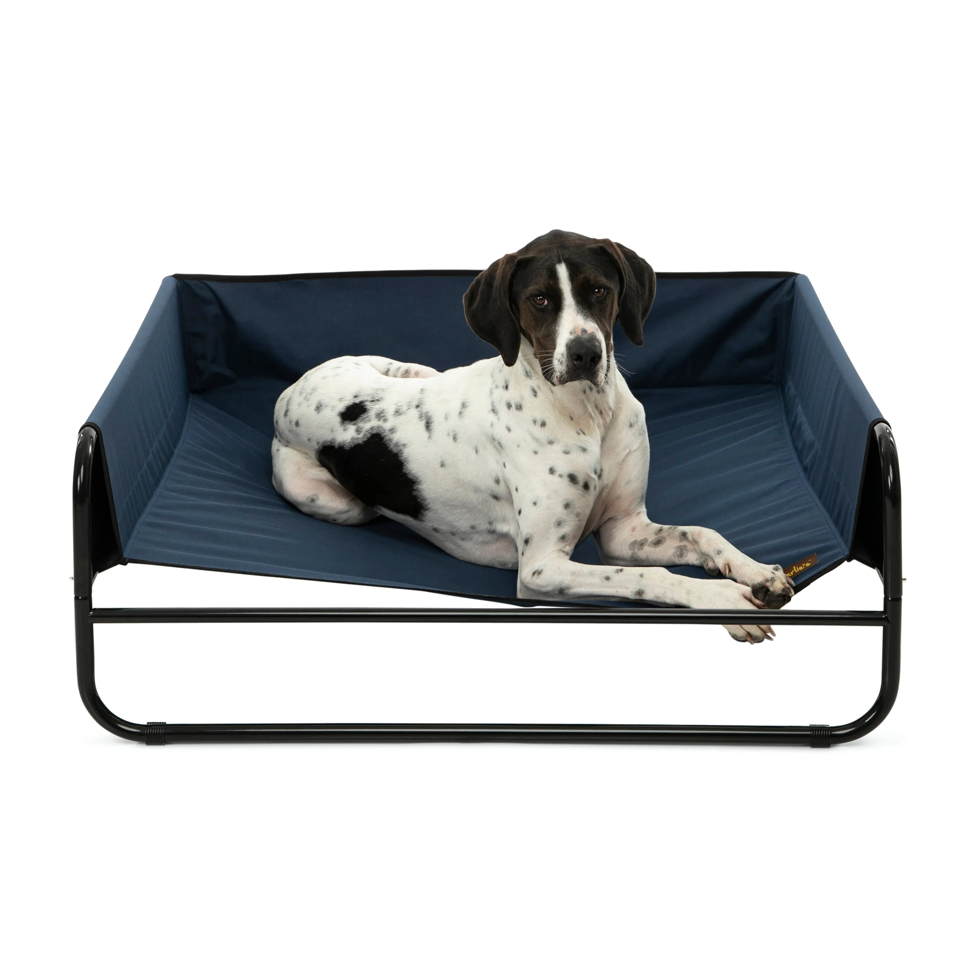 High Walled Outdoor Trampoline Pet Bed Cot - Blue