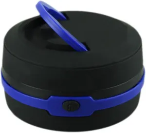 HiiBaby Outdoor Ultra-light Collapsible Pop Up LED Camping Travel Lantern Flashlight (Blue)