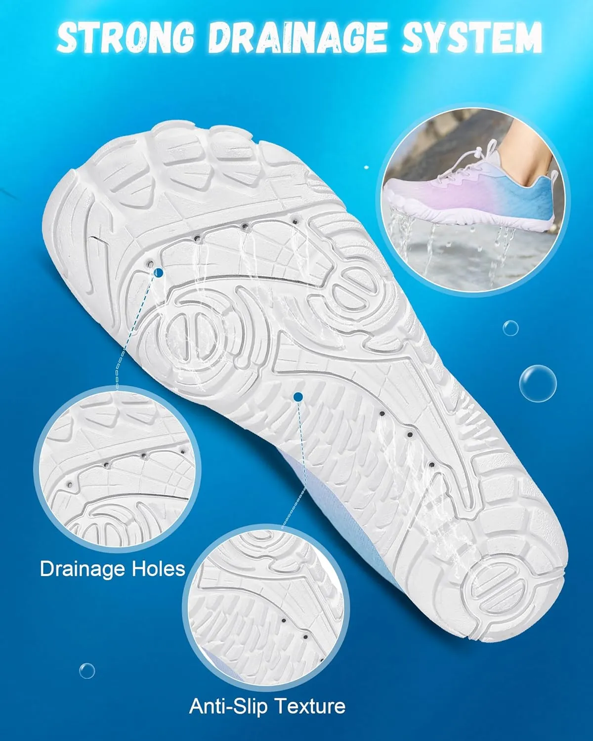 Hike Barefoot Shoes Womens Mens Footwear, Pro Water Shoe Women Men Barefoot Hiking Beach Grounding Shoes for Travel, Wide Toe Box Zero Drop Non-Slip Breathable Lightweight
