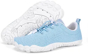 Hike Barefoot Shoes Womens Mens Footwear, Pro Water Shoe Women Men Barefoot Hiking Beach Grounding Shoes for Travel, Wide Toe Box Zero Drop Non-Slip Breathable Lightweight