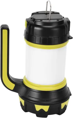 Hiking Rechargeable LED Camping Lantern with 6 Lighting Modes, USB Output for Emergency Camping Light, Ideal for Outdoor Adventure