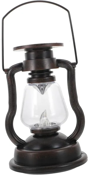 HOMSFOU Outdoor Solar Flame Lantern Vintage Led Hanging Sconce Flickering Candle Effect for Garden Patio Decor Easy to Solar Powered Lighting
